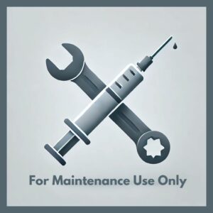 Maintenance Placeholder Spanner and Needle